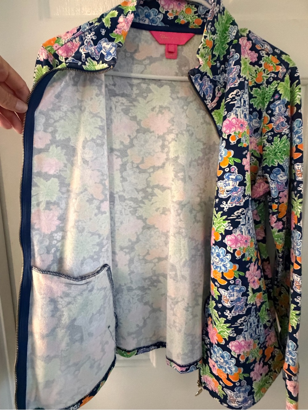 Disney Lilly Pulitzer Multicolor Lilly Loves Disney Full Zip Jacket, size M. - Picture 11 of 16